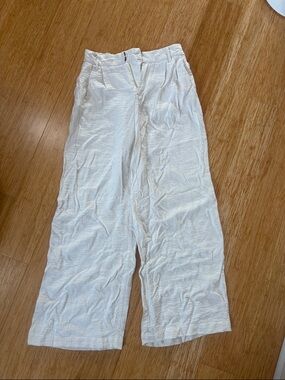 a new day cream Wide-Leg Trousers